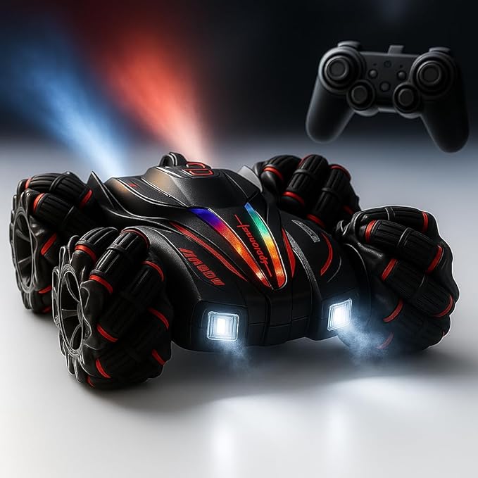 4X4 Wheel Drive Double Sided RC Stunt Toy Car: Drift Toy for Kids & Adult Remote Control Racing 360°