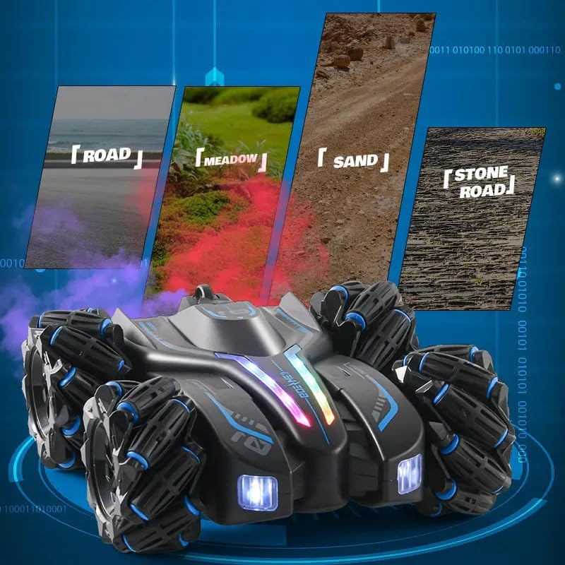 4X4 Wheel Drive Double Sided RC Stunt Toy Car: Drift Toy for Kids & Adult Remote Control Racing 360°