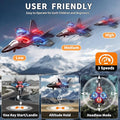 Remote Control Airplanes Rc Planes for Kids Adults 4-8, Remote Control Planes Fighter Jet with Light, 360° Flip Fighter Jet Toy, Gravity Sensing, Stunt Roll